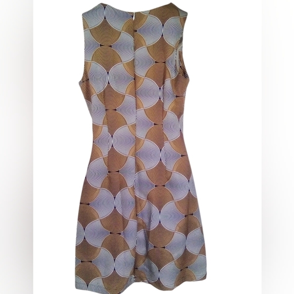 Stylewe Abstract 2 Piece Bold Print Knee LengthTunic & Dress Set Size Medium - Picture 4 of 10